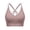 Brown, variant on Jelly Bras for Women Push Up No Underwire Wireless Bras for Women Deep V Push Up Seamless Pullover Full Coverage Workout Bras for Women for Running Yoga Gym