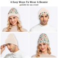 thumbnail image 5 of BZSMCE Winter Beanie Hats Casual Warm Cozy CapWhimsical Holiday Confetti Pattern, 5 of 7