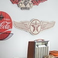thumbnail image 5 of American Art Decor Embossed Metal Wall Art Sign, White - 8.5" x 28" x 0.5", 5 of 6