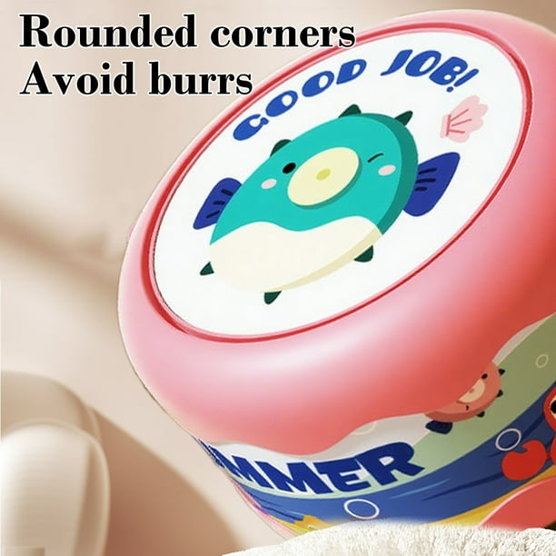 Children's Early Education Hand Drum Percussion Instrument Toy Baby 0-3 Educational Car-toon Waist Drum Kindergarten Institution Gift