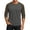 54# Green, variant on Men's Raglan Baseball Shirts 3/4 Sleeve Tops Regular Fit Casual Basic T-Shirts Light Gray S