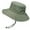 Army Green, variant on Mightlink Summer Men Bucket Hat Solid Color Anti Sun Wide Brim Adjustable Fisherman Cap for Fishing