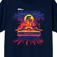 thumbnail image 2 of Fast & Furious Bold Title and Racing Car Silhouette Men's Navy Blue Short Sleeve Tee-XXL, 2 of 4