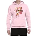 thumbnail image 2 of Wild Bobby, Betty Boop Winking Girl Power Femenist Betty Boop Unisex Hoodie Sweatshirt, Light Pink, 3X-Large, 2 of 5