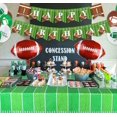 thumbnail image 6 of Football Theme Party Supplies - Including HAPPY BIRTHDAY Banner, Football Foil Balloons, Cake Topper, Tablecloth, Balloons for Game Day, and Football Birthday party Decorations, 6 of 7