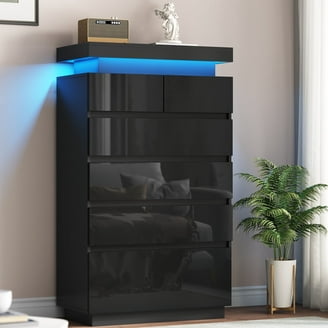 Sorbus Dresser with Fabric Drawers - Wide Chest of Drawers - Great