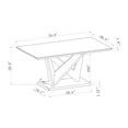 thumbnail image 4 of Miekor Furniture Caroline Grey Dinng Table 32228, 4 of 6