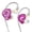 No Mic - Purple, variant on SENHAWK Q3 Pro Rhinestone in Ear Monitor Headphones, Bling Crystal Wired Earbuds IEM, 11mm Dynamic Driver HiFi Stereo Noise Isolating Earphones for Singers Musicians Gaming, 3.5mm Jack