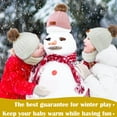 thumbnail image 4 of Toddler Kids Winter Hats Gloves Scarf Set Beanie Mittens Neck Warmer for 1-5 Year Old Baby Girls Boys Gifts, 4 of 7