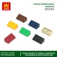 thumbnail image 2 of 266Pcs/lot 85984 Slope 30 1x2x2/3 Roff Block Moc Color Accessories Compatible with Brick DIY Children's Toy Assembly Parts 59.Yellow about 266pcs, 2 of 6