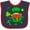 Navy and Red, variant on Inktastic Cute Leprechaun for St. Patrick's Day Boys or Girls Baby Bib