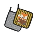 thumbnail image 2 of Caroline's Treasures Baby Fox Tree Stripes Pair of Pot Holders, 2 of 2