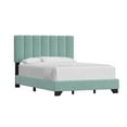 thumbnail image 5 of Reece Channel Stitched Upholstered Queen Bed, Caribbean Green, by Hillsdale Living Essentials, 5 of 21