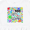 thumbnail image 4 of Inktastic 100 Days of School Colorful Stars Girls Toddler Dress, 4 of 5
