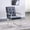 Grey, variant on Easy - Install Linen Dining Chair / Save Time in Home Setup