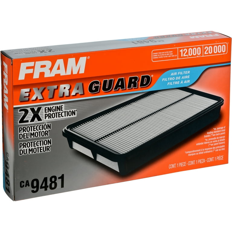 FRAM Extra Guard Air Filter, CA9481 Fits select: 2002-2004 HONDA