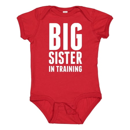 

Inktastic Big Sister in Training Gift Baby Girl Bodysuit
