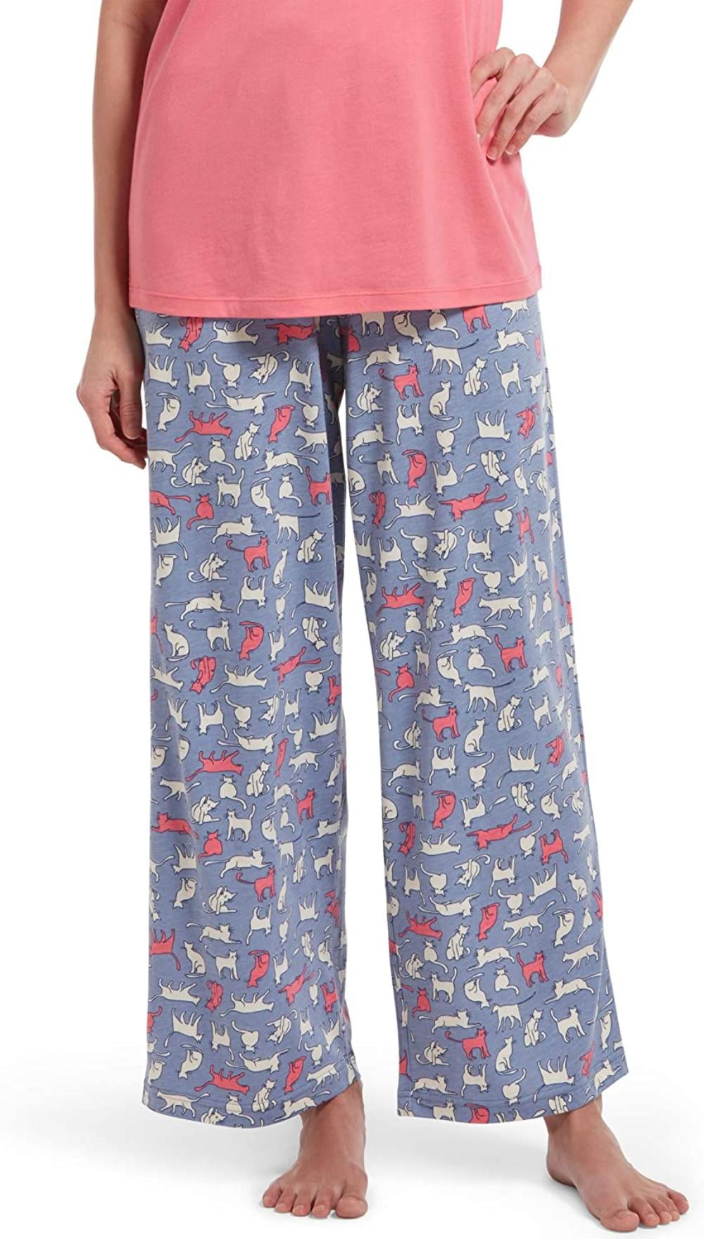 HUE Women's Printed Knit Long Pajama 