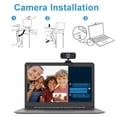 thumbnail image 4 of Cámara Web Con Micrófono Para PC Computadora De Escritorio Interfaz USB 2.0 1080P Sunnimix Cámara web para computadora portátil, 4 of 4