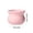 Pink, variant on COM1950s Mini Flower Pots for Indoor Plants, Small Crochet Style Planters, Plastic Tabletop Vases for Home Decor, Cute Diy Craft Containers