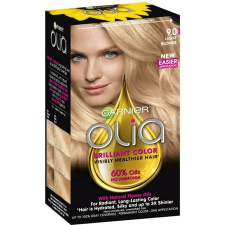 Garnier Olia Ammonia Free Hair Color, [9.0] Light Blonde, 1 Each