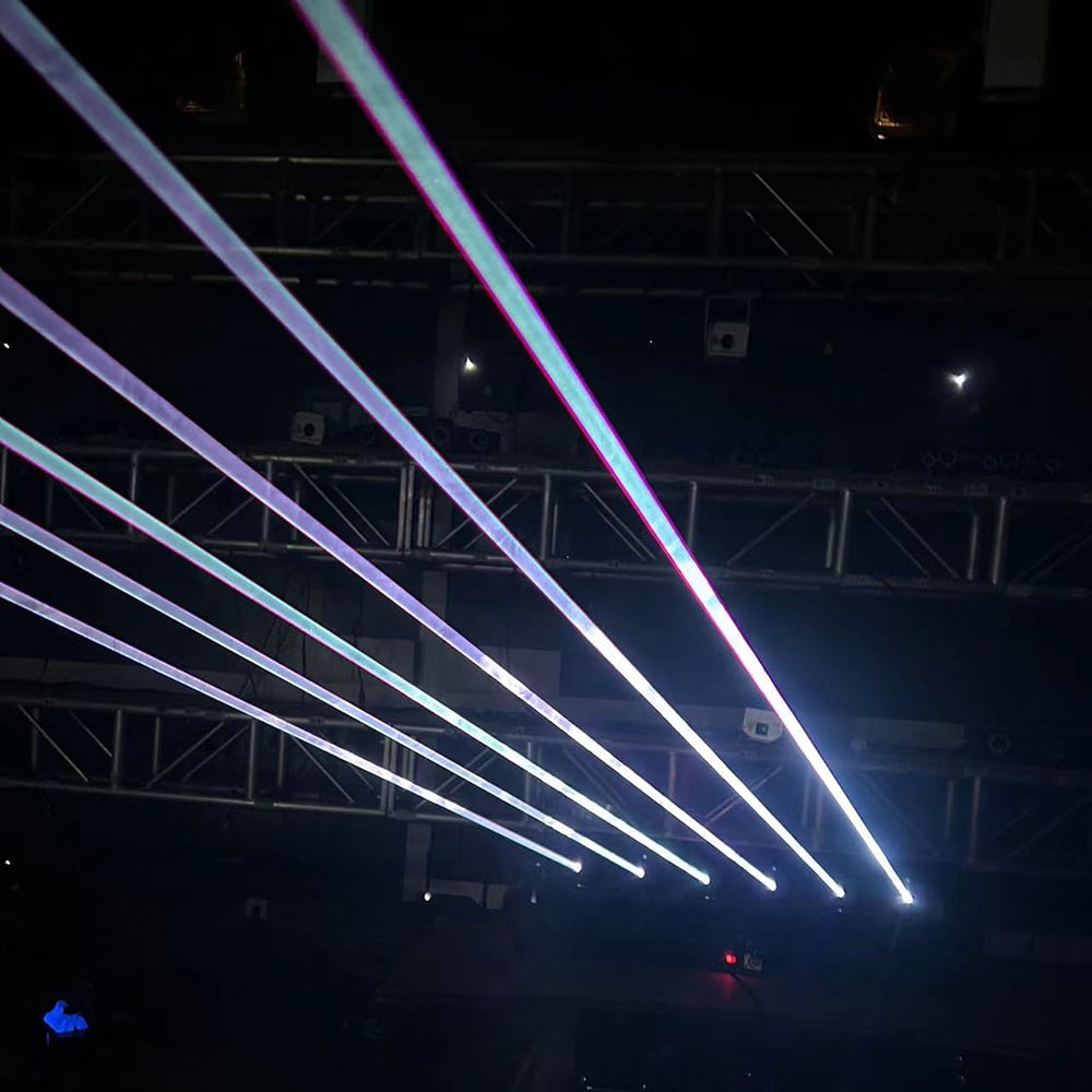 Full Color Changing RGB 6 Eyes Monster Beam Moving Head Stage Light