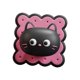 thumbnail image 3 of Tope de puerta protector de pared con diseño de gato, reutilizable, suave y decorativo negro, 3 of 9