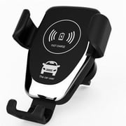 SAYOO 10W Wireless Car Fast Charger Air Vent Mount Mobilephone Holder Pad Stand Dock for iPhone
