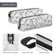 thumbnail image 4 of Fotbe Black White Music Estuche para Lápices de Cuero con Estampado, Estuche con Cremallera Resistente, Organizador Compacto y Elegante para Papelería, 4 of 7