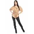 thumbnail image 4 of Blusa camisera ajustable Roman Fashion /Juvenil, 2436 (Beige) beige G, 4 of 5