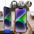 thumbnail image 2 of 2 Pack 6.7 Inch Privacy Screen Protector Compatible with iPhone 14 Plus/iPhone 13 Pro Max, 9H Tempered Glass Screen Film Guard Compatible for iPhone 14 Plus 2022/ iPhone 13 Pro Max 2021 Case Friendly, 2 of 7