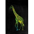 thumbnail image 2 of Brown,Victoria 23x32 Black Ornate Wood Framed with Double Matting Museum Art Print Titled - Giraffe, 2 of 4