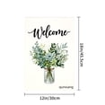 thumbnail image 4 of Amhnf Welcome Floral Bouquet Garden Flag For Home Outdoor Garden Yard Decor 12x18 inch, 4 of 5