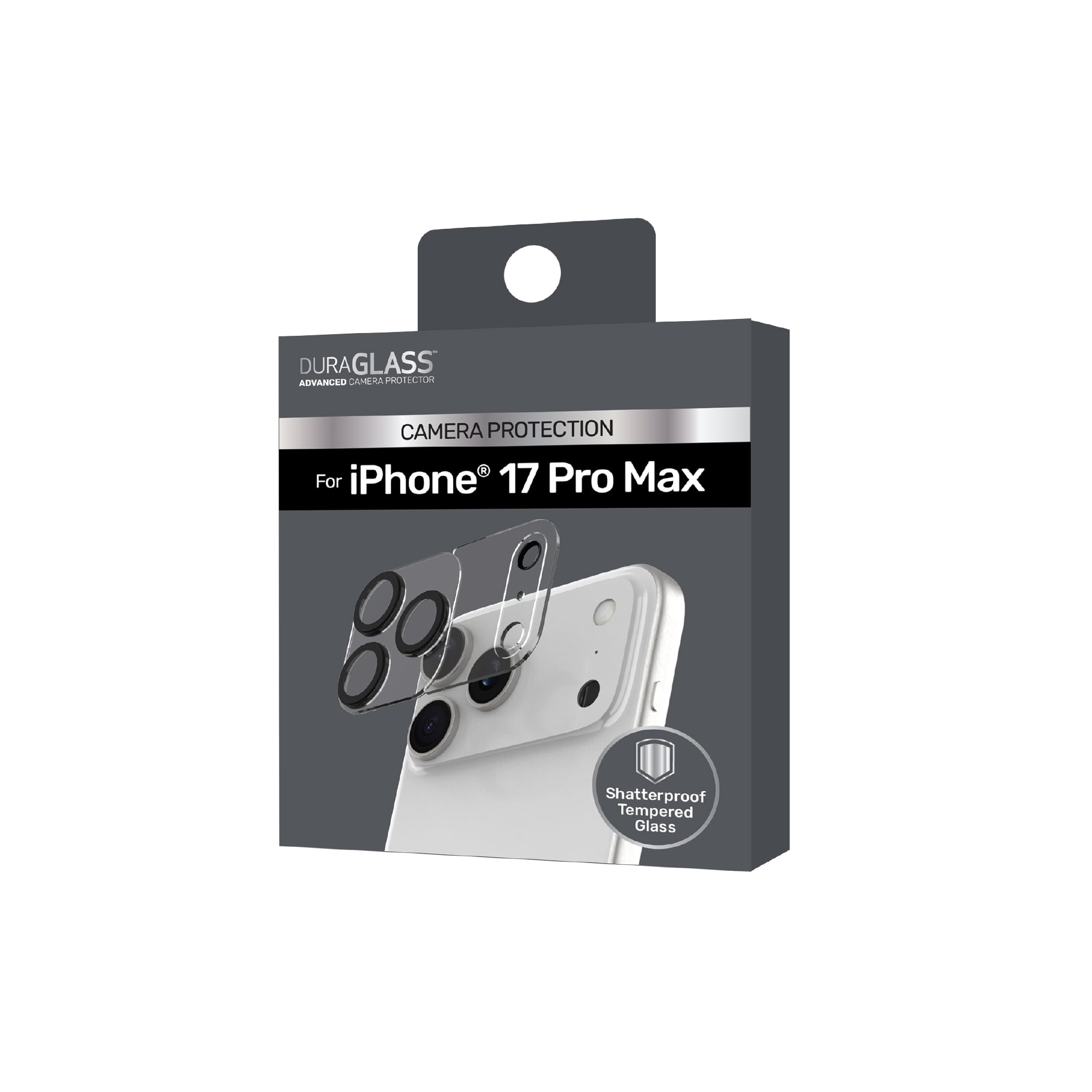 DuraGlass Camera Glass Protector for iPhone 17 Pro Max