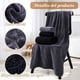 thumbnail image 3 of Toallas de Baño 4 PCS Ultra Suaves Juego de Toallas de Secado Rápido Absorbente de Gran Tamaño Toalla de Microfibra para Ducha,Fitness,SPA,Piscina(Negro), 3 of 7