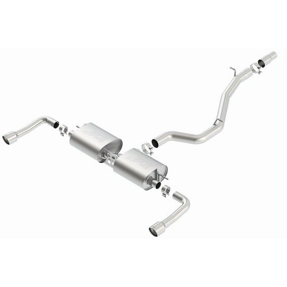 Borla 140682 Système d'Échappement en Acier Inoxydable Cat-Back avec Sortie Arrière Séparée pour 2014-2016 Subaru Crosstrek 2.0L