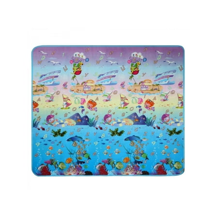 Lowest Price ever ! Baby Kids Play Mat Picnic Cushion Crawling Mat with Two Sides Playing Activity Pad DADEA