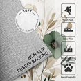 thumbnail image 2 of 4x5 Rug, Floral Rug Washable Non Slip Soft for Living Room Bedroom, Minimalist Flower Botanical Area Rug, Wildflower Carpet, Floral Home Decor & Gifts, 2 of 7