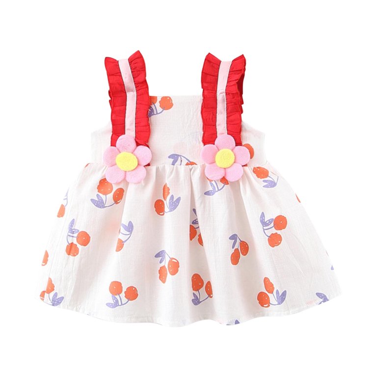  Thhvdrg Summer Toddler Girls Sleeveless Bowknot Tops