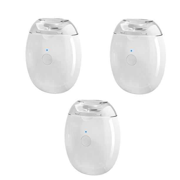 Cortaúñas inteligente con luz LED, 3 velocidades, pulido automático para bebés y adultos.