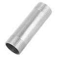 thumbnail image 1 of Tube, 1in NPT Stainless Steel Easy Installation Threaded Pipe 10cm Length  For Connection, 1 of 8