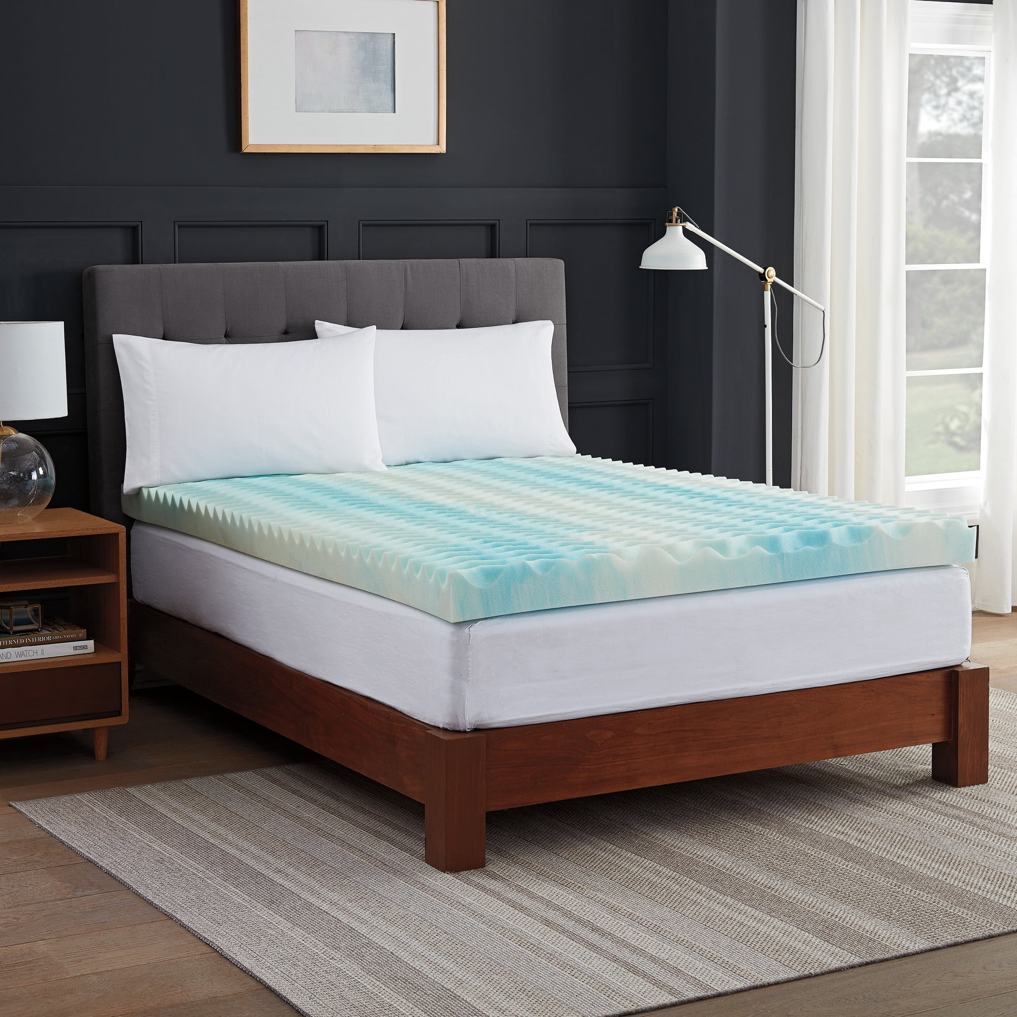 Brookstone memory foam mattress topper deals
