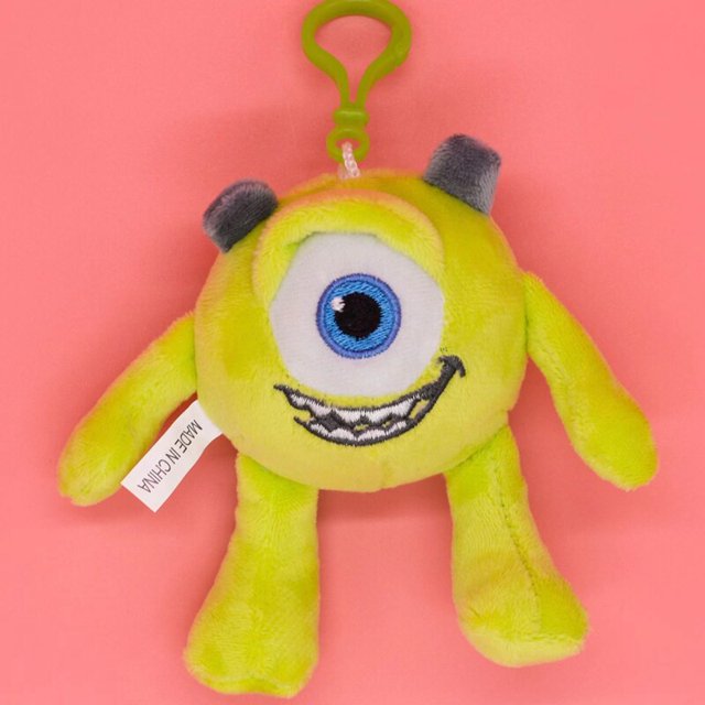 Disney-llavero de peluche de la universidad de monstruos para niños, muñeco de peluche suave de 11Cm, James Sullivan, Mike, Wazowski, regalo de navidad