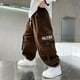 thumbnail image 3 of Pantalones de pierna recta para niños, elegantes, casuales, otoño/invierno 2023, primavera/verano, pantalones cargo, crecimiento cómodo para niños, 3 of 5