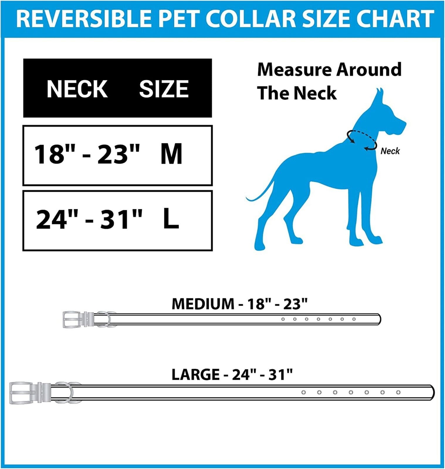 Pets First Dallas Cowboys Reversible Collar Reversible NFL Dog Collar Premium Two-Sided Pet Collar with NFL Logo, Large