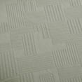 thumbnail image 3 of Geometric Fret Cotton Jacquard Matelasse Scalloped Bedspread Set , King, Platinum by Blue Nile Mills, 3 of 6