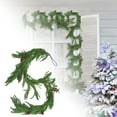 thumbnail image 3 of 6FT Winter Pine Garland Artificial Greenery with Pine Cones Berries Christmas Garland for Mantle Fireplace Stairs Table Wall Indoor Outdoor Holiday Home Decor, 3 of 9
