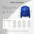 thumbnail image 7 of Manyakai Girls Sequin Bomber Jacket Sparkle Zipper Baseball Jackets for Hip Hop Black 12, 7 of 7