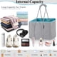 thumbnail image 4 of Bolso de Playa Tote QOGiR Neopreno Multipropósito Gris Plateado Grande, 4 of 8