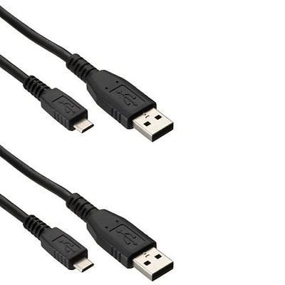 2 PACK 20ft USB Cable for PS4 4 Controller New~ - Walmart.com